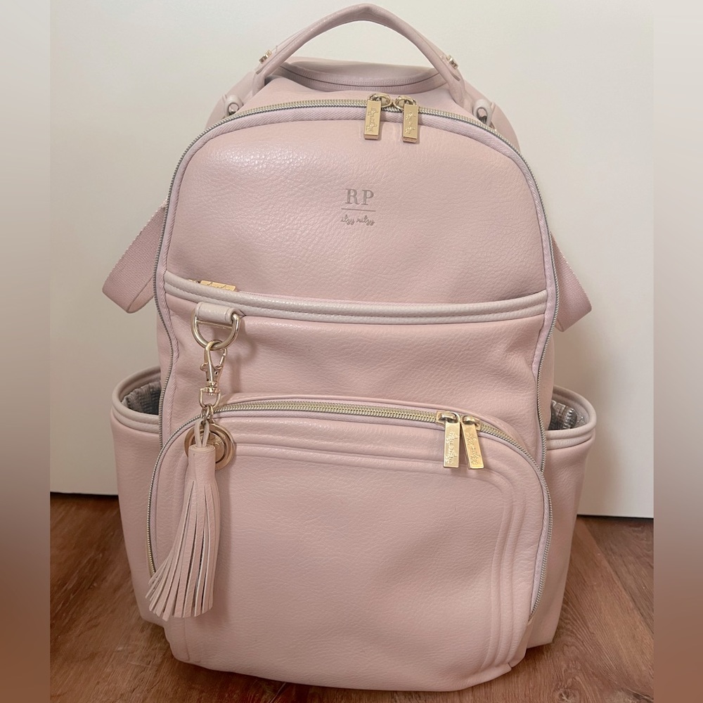 Itzy Ritzy x Rachel Parcell Blush Boss Plus Diaper Bag Backpack